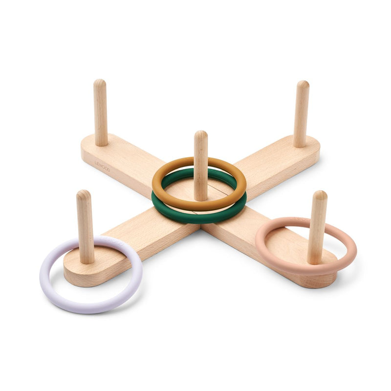 Liewood Jeu de lancer d'anneaux Ivan - Garden green multi mix - Jeux d'extérieur