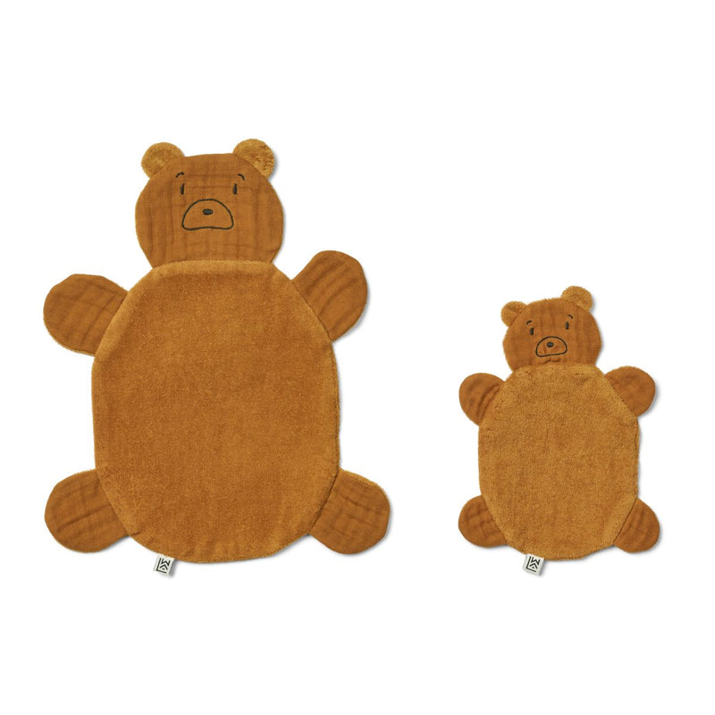 Liewood Doudou Janai – Lot de 2 - Mr bear / Golden caramel - Doudou