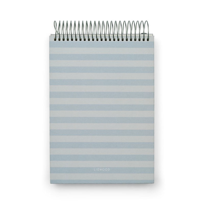 Liewood Carnet de dessin Jonnie - Stripe Sea blue / Sandy - Carnet de dessin