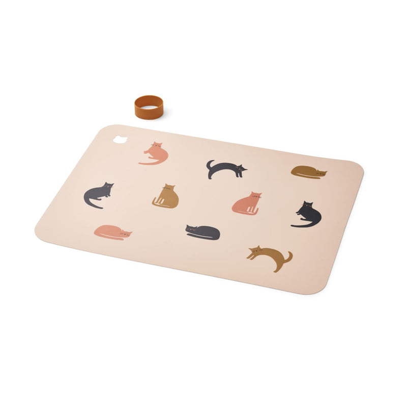 Liewood Set de table Jude - Miauw / Apple blossom - Set de table