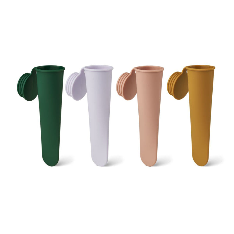 Liewood Moules à glace krelle lot de 4 - Garden green multi mix - Sucettes Glacé