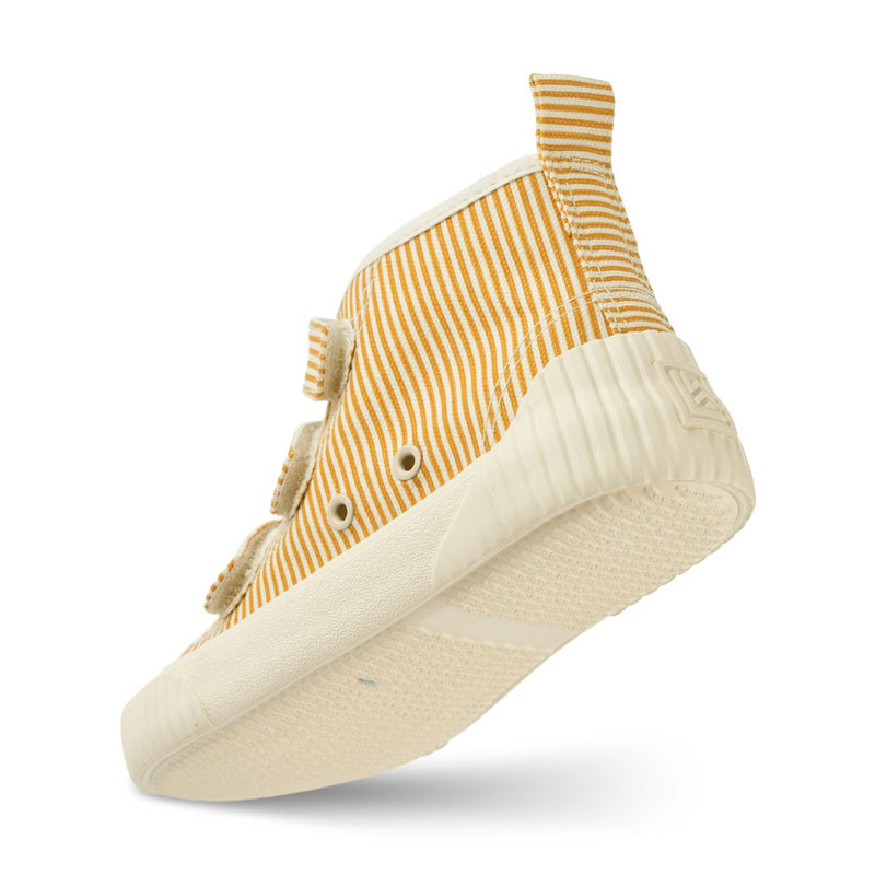 Liewood Sneakers Montantes Keep - Stripe yellow mellow / Creme  de la creme - Baskets