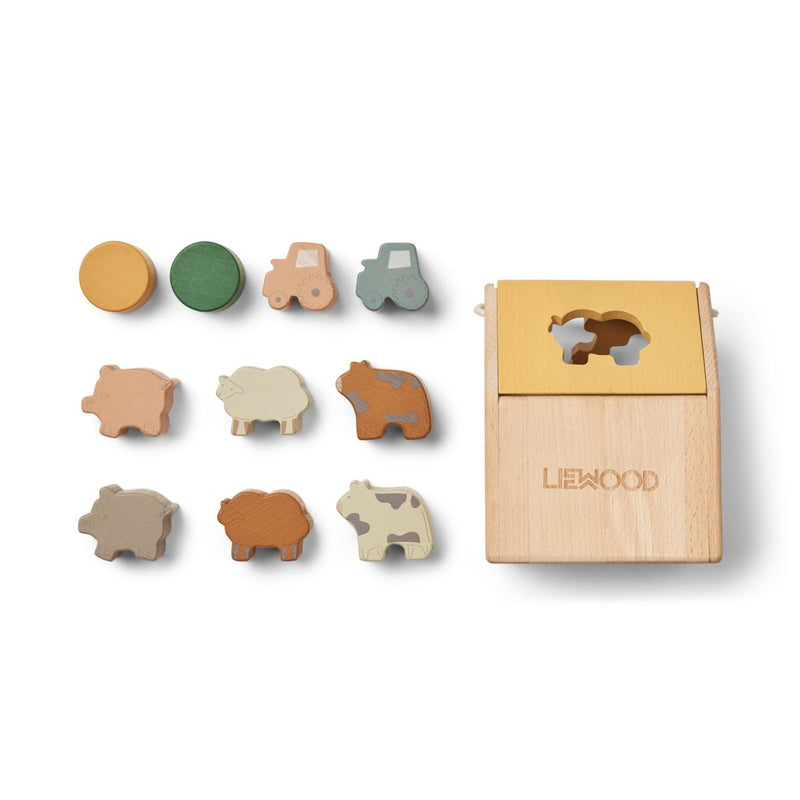 Liewood Maison de puzzle Ludwig - Sandy multi mix - Cube de puzzle