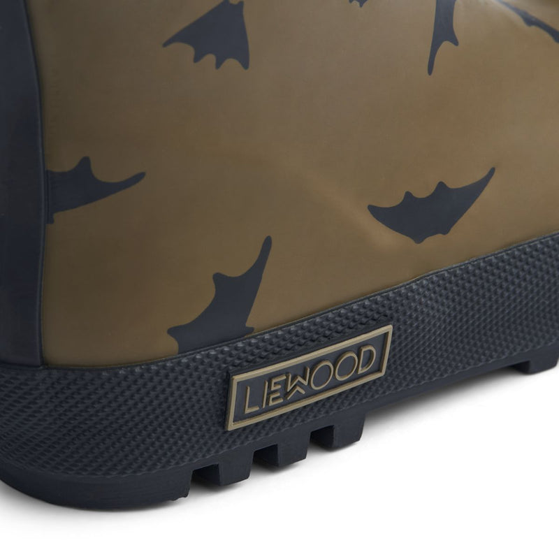 Liewood Bottes de pluie thermique Jesse - Bats /  Khaki - Bottes de thermique