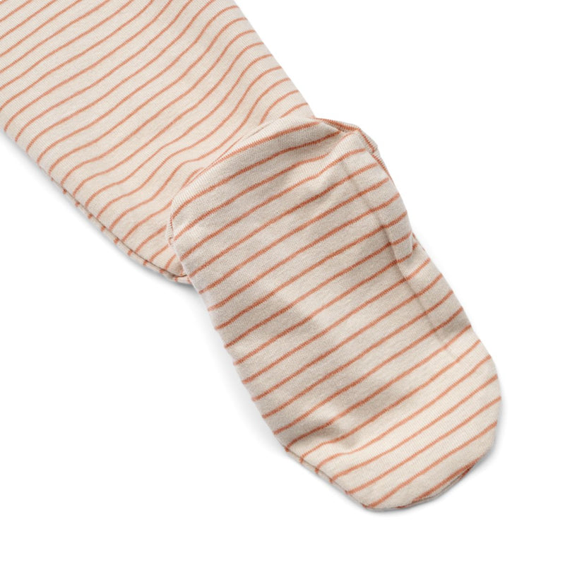 Liewood Combinaison à rayures pour bébé Bolde - Y/D Stripe Sandy / Tuscany rose - Combinaisons