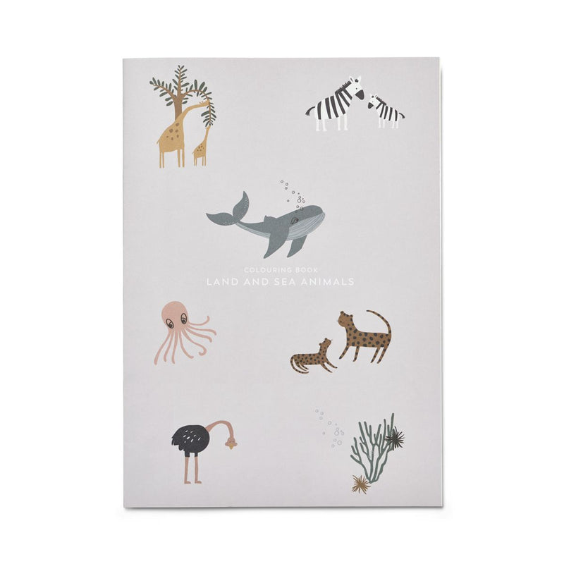 Liewood Livre de coloriage Odell - Sea creature / All together mix - Carnet de dessin