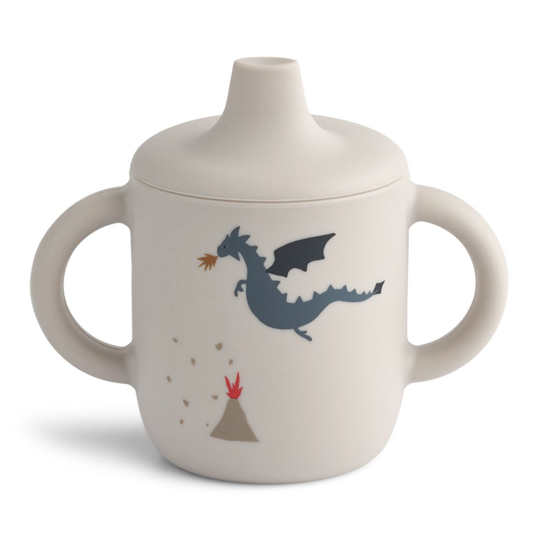 Liewood Gobelet en silicone Neil 150 ml - Little dragon / Dark sandy - Gobelet
