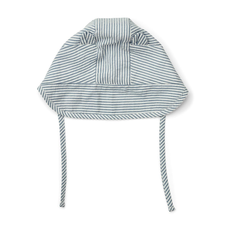 Liewood Chapeau de soleil Rae Bébé - Y/D stripe: Blue wave/creme de la creme - Chapeaux & Casquettes
