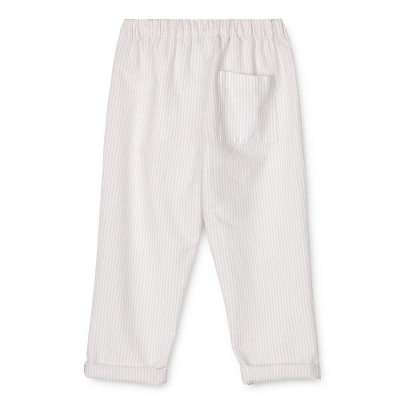 Liewood Pantalon Orlando - Y/D stripes Crisp white / Sandy - Pantalon
