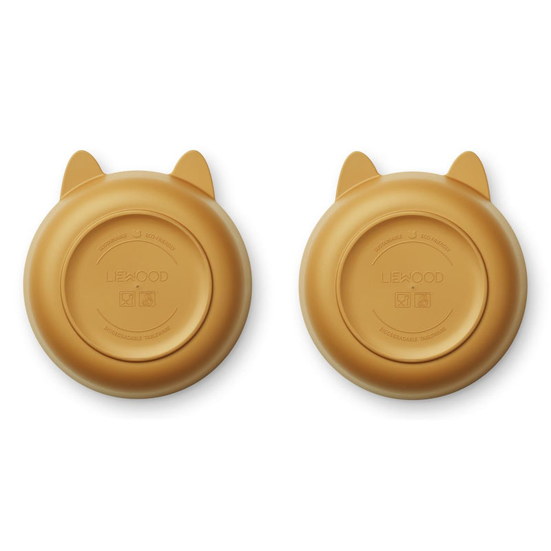 Liewood Lot de 2 bols Solina - Rabbit/golden caramel - Bols