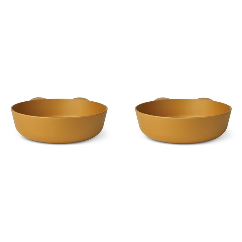 Liewood Lot de 2 bols Solina - Rabbit/golden caramel - Bols