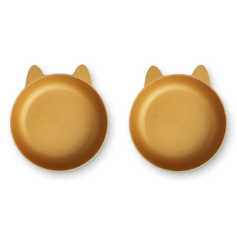 Liewood Lot de 2 bols Solina - Rabbit/golden caramel - Bols