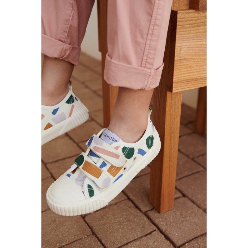 Liewood Baskets en toile Kim - Paint stroke / Sandy - Baskets