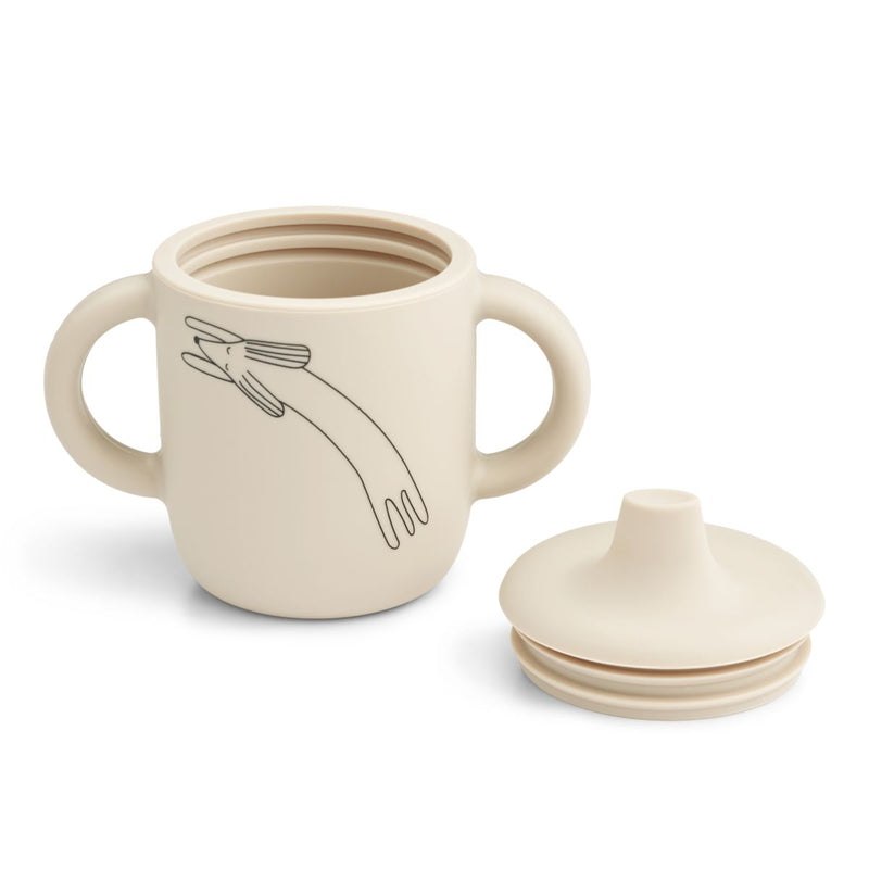Liewood Gobelet en silicone Neil 150 ml - Dog / Sandy - Gobelet
