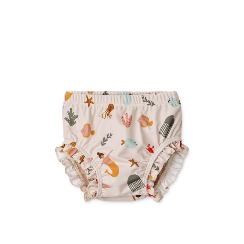 Liewood Culotte de bain bébé Mila - Mermaids / Sandy - Pantalon de bain
