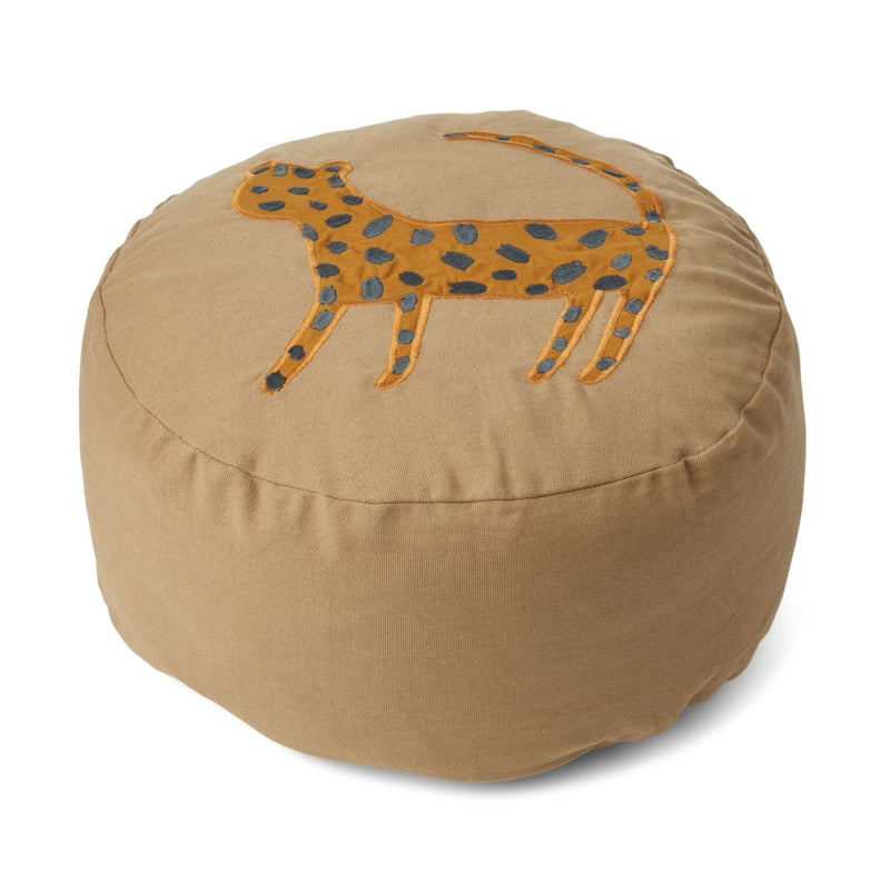 Liewood Mini pouf Betsy - Leopard / Oat - Chaise