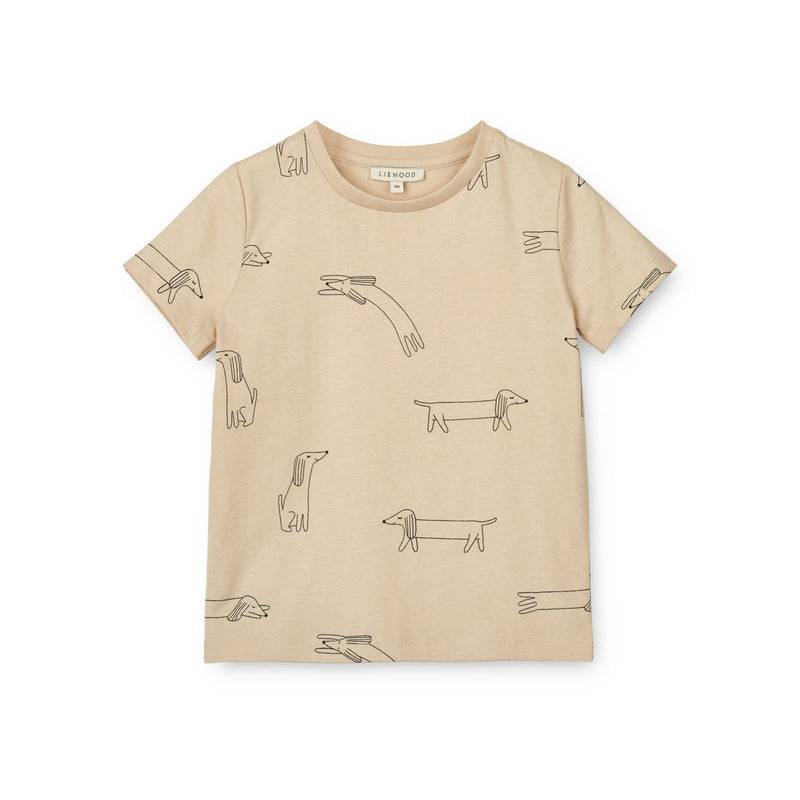 Liewood T-Shirt Imprimé Pour Bébé - Dog / Sandy - T-shirt