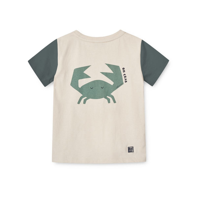 Liewood T-Shirt Bébé À Imprimé - Oh Crab / Sandy - T-shirt