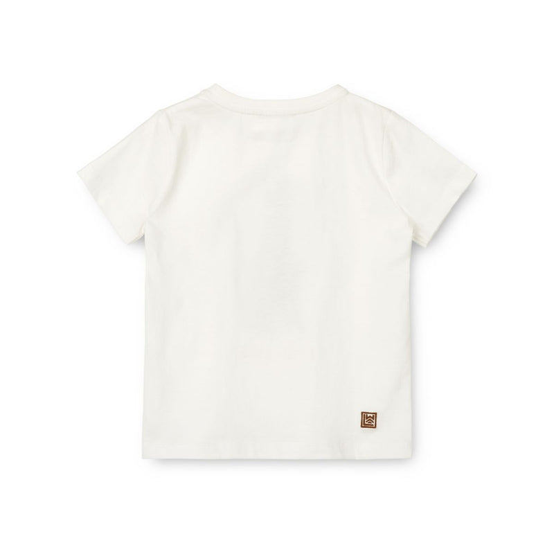 Liewood T-Shirt Bébé À Imprimé - Leopard / Crisp white - T-shirt